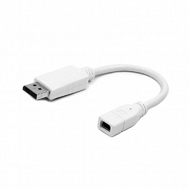 Переходник DisplayPort - Mini DisplayPort (папа - мама) 16 см Cablexpert белый
