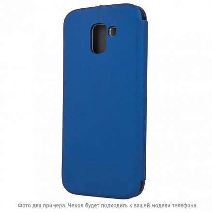 Чехол для Samsung Galaxy A70 кожаный - книжка GreenGo Smart Viva синий