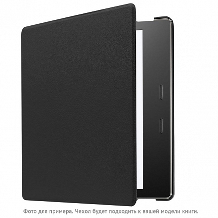 Чехол для Amazon Kindle Oasis 7 (2017), Oasis 7 (2019) кожаный Nova-06 черный