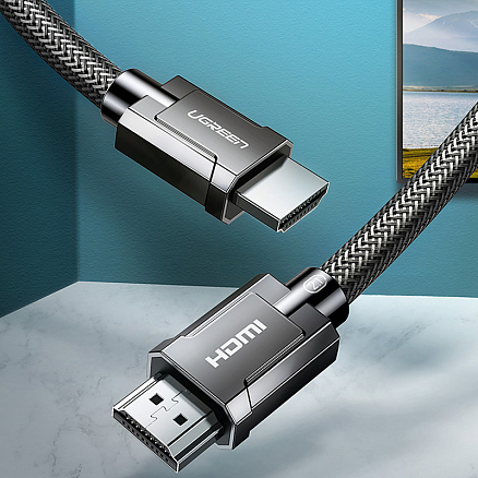 Кабель HDMI - HDMI (папа - папа) длина 3 м версия 2.1 8K 60Hz 4K 120Hz Ugreen HD135