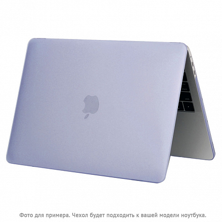 Чехол для Apple MacBook Pro 13 Touch Bar A1706, A1989, A2159, Pro 13 A1708 пластиковый матовый DDC Matte Shell светло-голубой