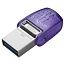 Флешка Kingston DataTraveler microDuo 3С 128Gb два разъема Type-C и USB 3.2