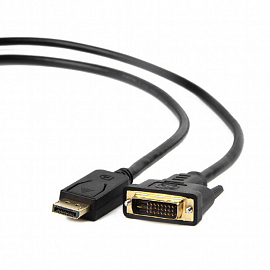 Кабель DisplayPort - DVI-D (папа - папа) длина 3 м Cablexpert черный