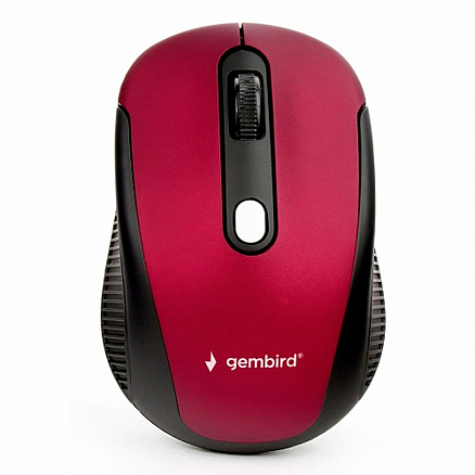 Мышь беспроводная оптическая Gembird MUSW-420 красная