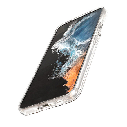 Чехол для Samsung Galaxy S22+ гибридный VLP Crystal прозрачный