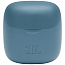 Наушники беспроводные Bluetooth JBL T220 TWS вкладыши с микрофоном синие