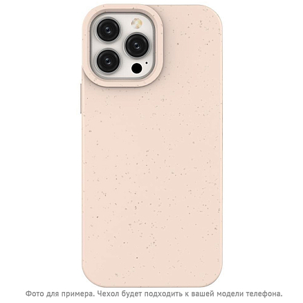 Чехол для iPhone 14 силиконовый Hurtel Eco розовый