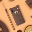 Чехол для iPhone X, XS силиконовый Baseus Bear коричневый 