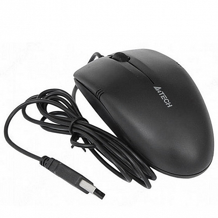 Мышь проводная USB V-Track A4Tech OP-530NU черная
