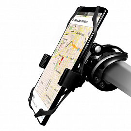 Держатель на руль велосипеда, мопеда или самоката для телефона Rebeltec M40 черный