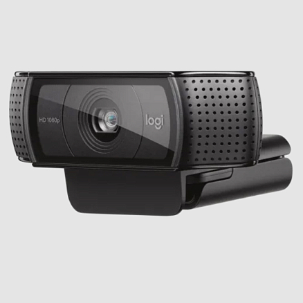 Веб-камера с высоким разрешением 1080p Logitech C920 черная