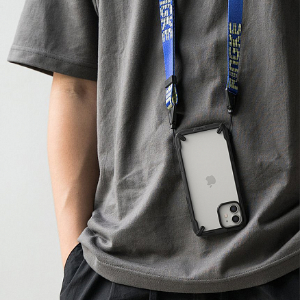 Чехол для iPhone 12 Mini гибридный Ringke Fusion X черный