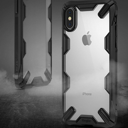 Чехол для iPhone X, XS гибридный Ringke Fusion X черный
