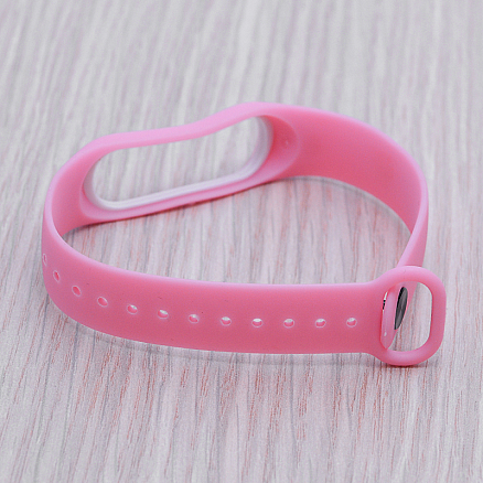 Сменный браслет для Xiaomi Mi Band 3 и Mi Band 4 силиконовый Nova Luminous розовый