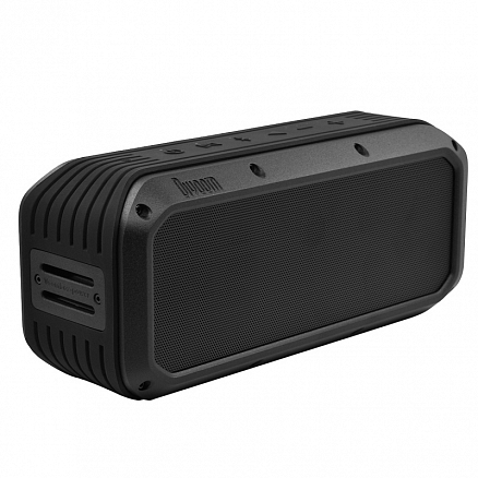 Портативная колонка Divoom Voombox-Power с защитой от воды и аккумулятором для телефона на 6000мАч черная