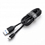 Кабель USB - MicroUSB для зарядки 1 м 3А ISA Premium черный
