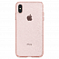 Чехол для iPhone XS Max гелевый с блестками Spigen SGP Liquid Crystal Glitter прозрачный розовый