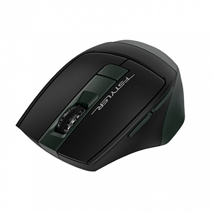 Мышь беспроводная Bluetooth оптическая A4Tech FSTyler FB35 черно-зеленая