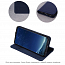 Чехол для Samsung Galaxy A52 из натуральной кожи - книжка GreenGo Smart Pro темно-синий