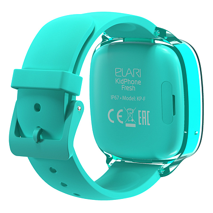 Детские умные часы с GPS и Wi-Fi трекером Elari KidPhone Fresh бирюзовые