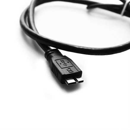 Кабель Micro-B 3.0 - USB 3.0 двойной для подключения внешних жестких дисков 0,6м