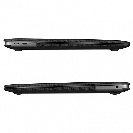 Чехол для Apple MacBook Air 13 (2018-2019) A1932, (2020) А2179 пластиковый Spigen SGP Thin Fit черный