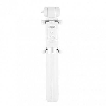 Монопод (палка для селфи) Bluetooth с кнопкой и треногой Remax RP-P9 белый
