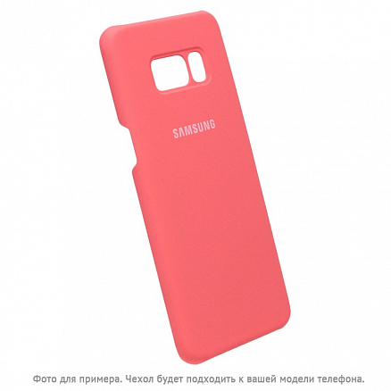 Чехол для Samsung Galaxy J7 Neo пластиковый Soft-touch розовый
