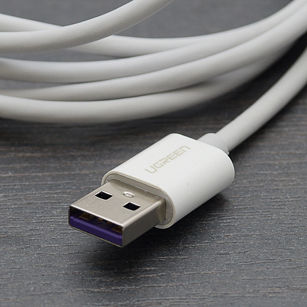 Кабель Type-C - USB 2.0 для зарядки длина 2 м 5А Ugreen US253 (быстрая зарядка Huawei) 