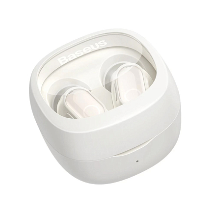 Наушники TWS беспроводные Bluetooth Baseus Bowie WM02 вакуумные с микрофоном белые