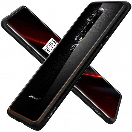 Чехол для OnePlus 7T Pro гибридный Spigen SGP Ultra Hybrid прозрачно-черный матовый