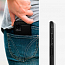 Чехол для Samsung Galaxy A12 гелевый Spigen Rugged Armor черный