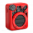 Портативная мини колонка Divoom Espresso с FM-радио и поддержкой MicroSD карт красная