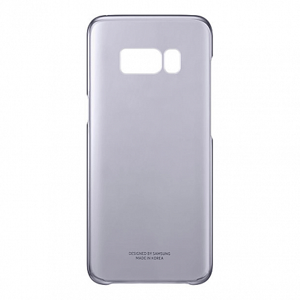 Чехол для Samsung Galaxy S8 G950F оригинальный Clear Cover EF-QA310CBE прозрачно-фиолетовый