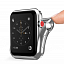 Чехол для Apple Watch 38 мм бампер гелевый Dux Ducis серебристый