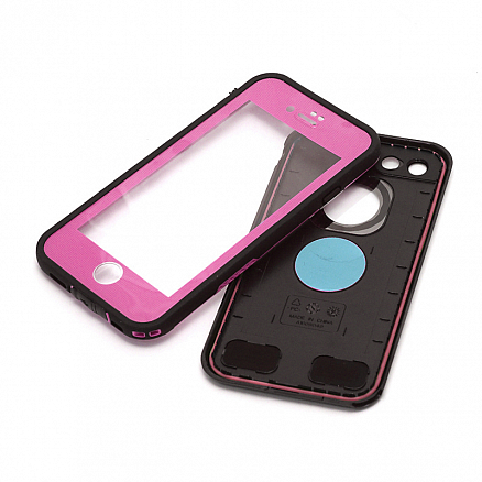 Чехол для iPhone 7, 8 водонепроницаемый Redpepper XLF черно-розовый