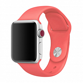Ремешок-браслет для Apple Watch 42 и 44 мм силиконовый Nova Sport розовый