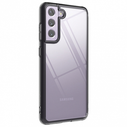 Чехол для Samsung Galaxy S21 FE гибридный Ringke Fusion прозрачно-черный