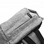 Рюкзак однолямочный Ozuko 9048 с отделением для планшета и USB портом антивор черно-серый