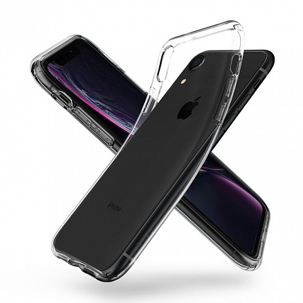 Чехол для iPhone XR гелевый ультратонкий Spigen SGP Liquid Crystal прозрачный