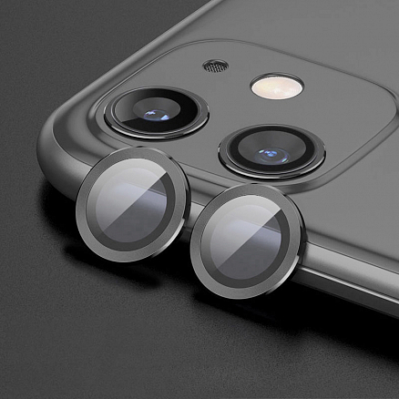 Защитное стекло на камеру для iPhone 12 Mini Remax Creation серое 2 шт.