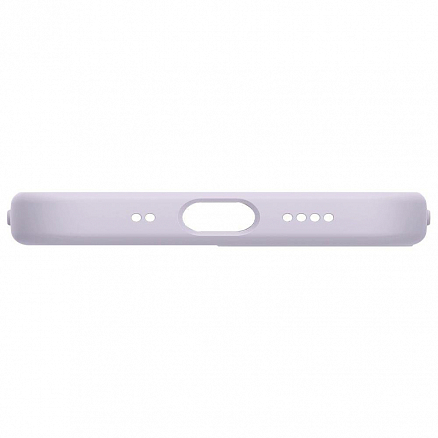 Чехол для iPhone 12 Mini силиконовый Spigen Cyrill Silicone сиреневый