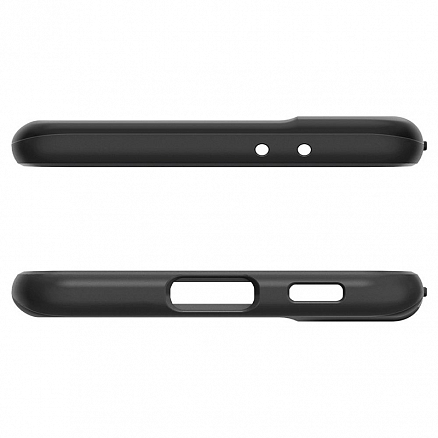 Чехол для Samsung Galaxy S21 пластиковый тонкий Spigen Thin Fit черный