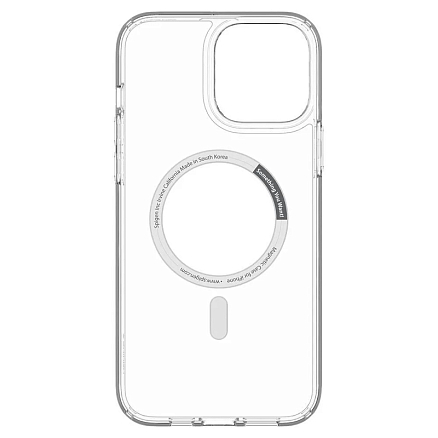 Чехол для iPhone 13 Pro гибридный Spigen Ultra Hybrid MagSafe прозрачно-белый