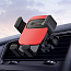 Держатель автомобильный в решетку обдува с гравитационным зажимом Baseus Cube красный