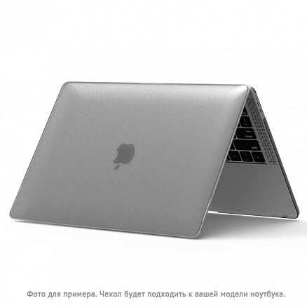 Чехол для Apple MacBook Pro 13 Touch Bar A1706, A1989, A2159, A2251, A2289, A2338, Pro 13 A1708 ультратонкий WiWU iShield Hard матовый черный