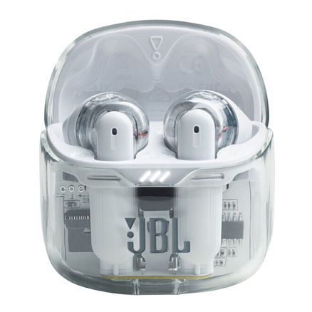 Наушники TWS беспроводные JBL Tune Flex вакуумные с микрофоном и активным шумоподавлением прозрачные