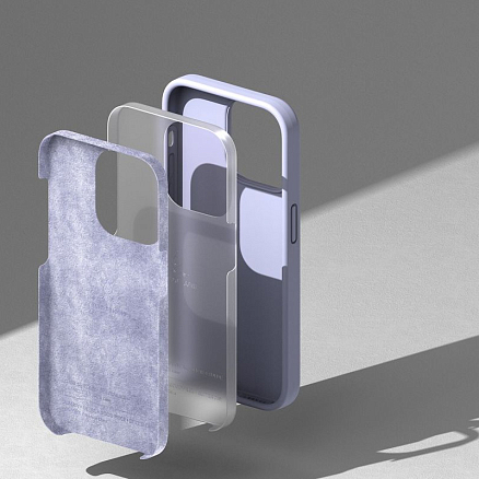 Чехол для iPhone 14 Pro гибридный Ringke Silicone фиолетовый