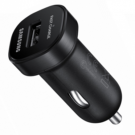 Зарядное устройство автомобильное с USB входом 2А и microUSB кабелем Samsung EP-LN930BBEGRU черное