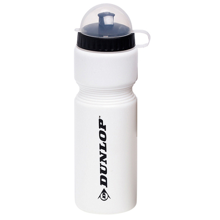 Бутылка для воды спортивная на велосипед Dunlop D-41738 белая
